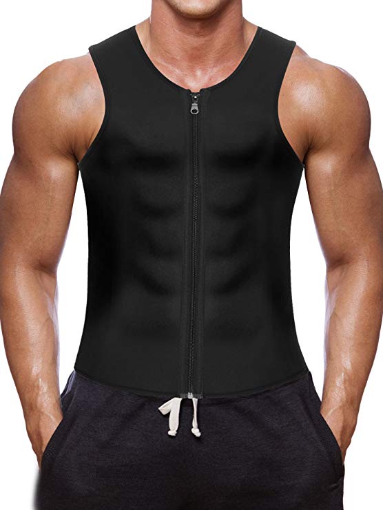 Gilet sous-vêtements avec fermeture éclair amincissants pour homme - Promotion -20% SOREBRAIN