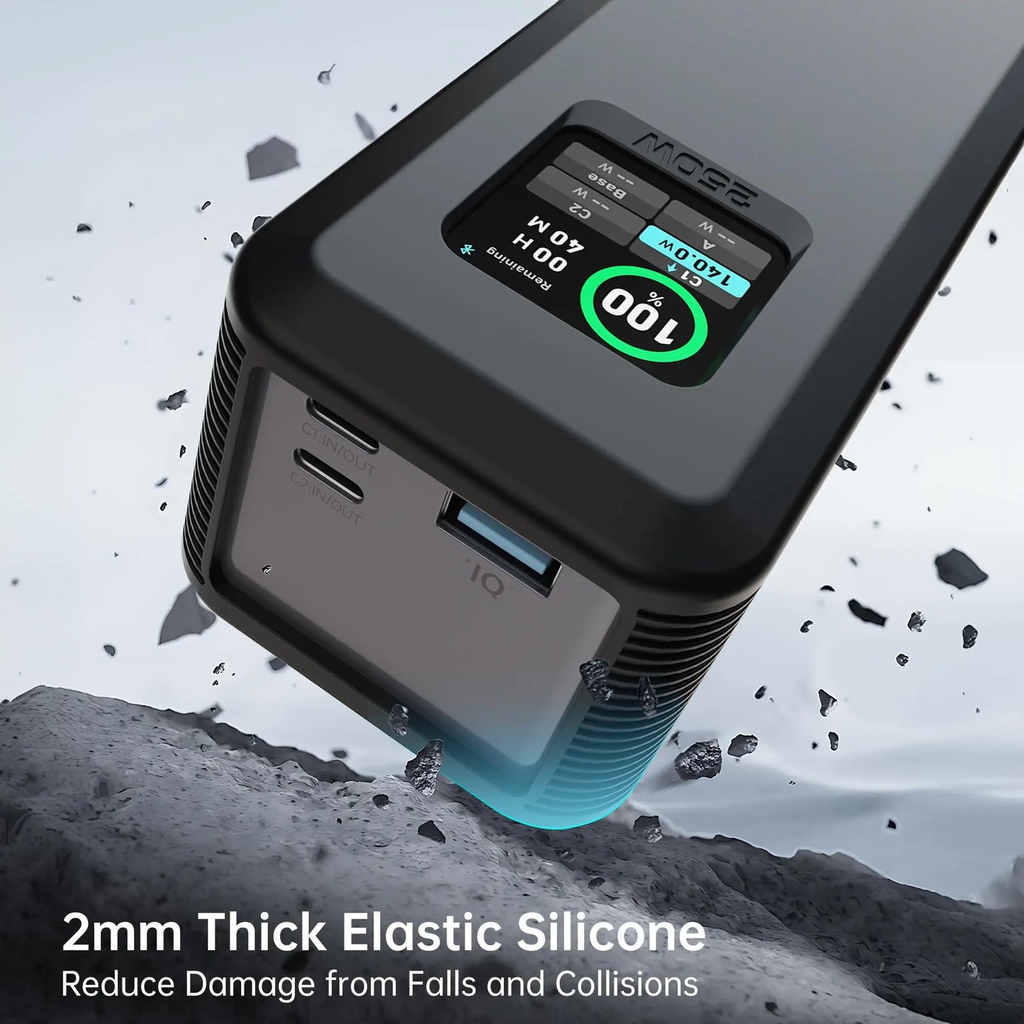 Batterie externe Anker avec protection en silicone SOREBRAIN