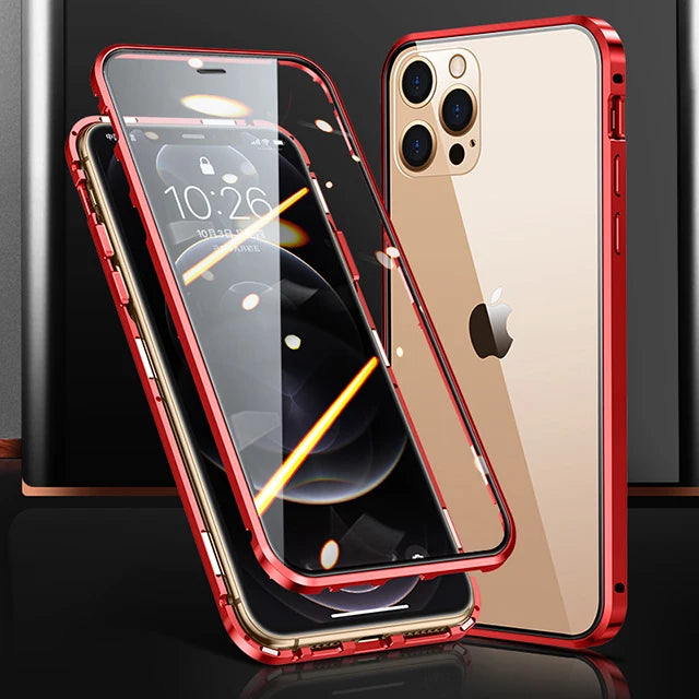 Coque de téléphone magnétique protection à 360° pour IPhone SOREBRAIN