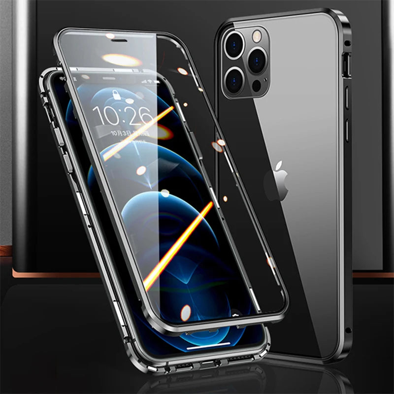 Coque de téléphone magnétique protection à 360° pour IPhone SOREBRAIN