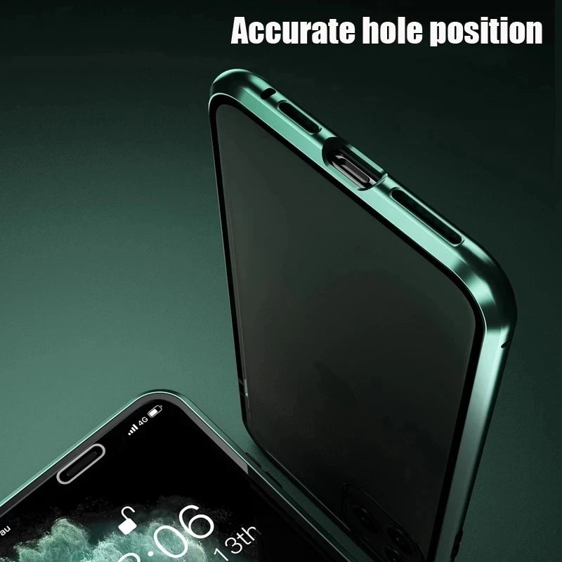 Coque de téléphone magnétique protection à 360° pour IPhone SOREBRAIN