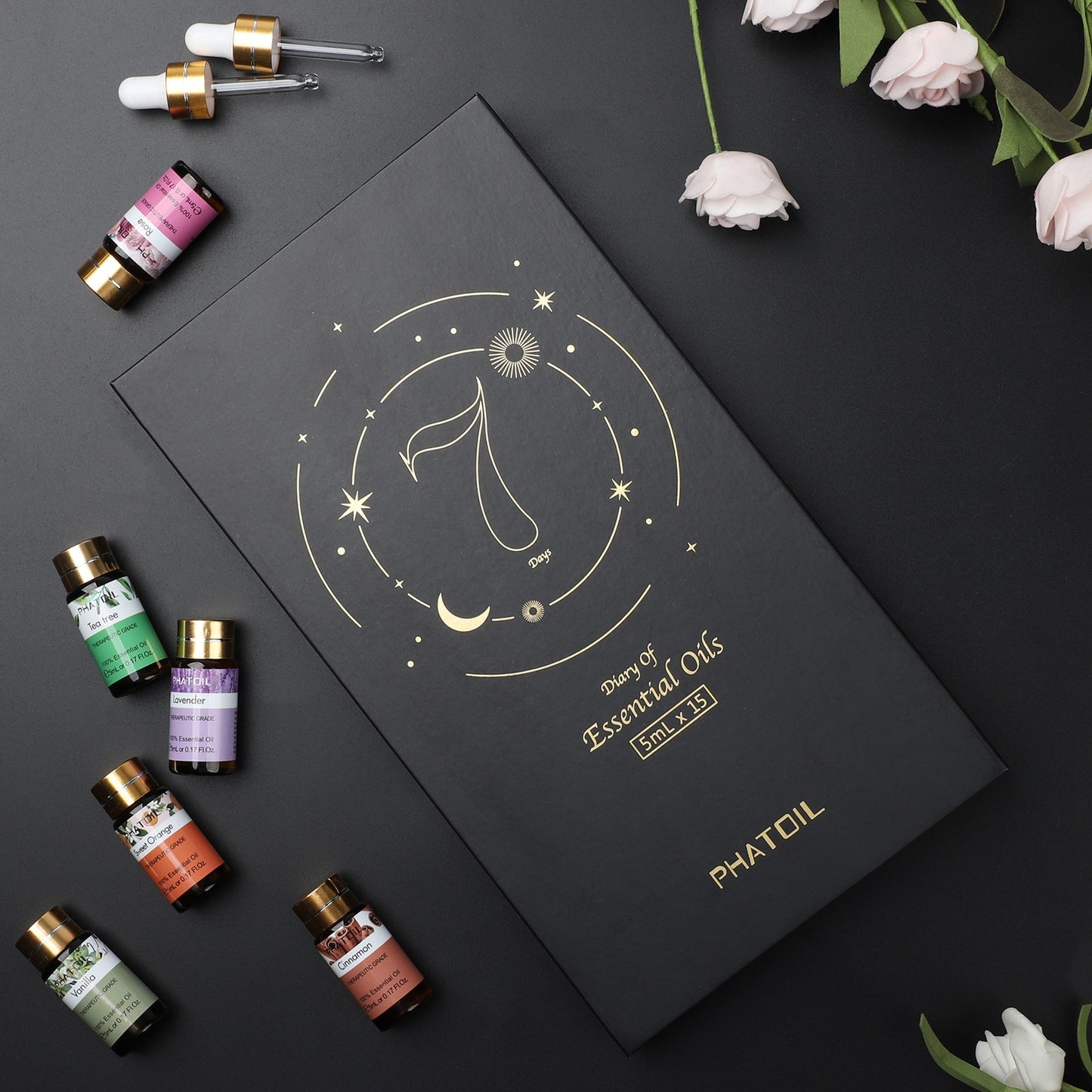 Huiles essentielles pure 15 pièces coffret cadeau arôme végétal naturel SOREBRAIN