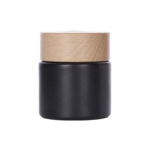 Diffuseur de roseau vide de 100 ml avec bouchon en bois naturel existe en noir et blanc SOREBRAIN