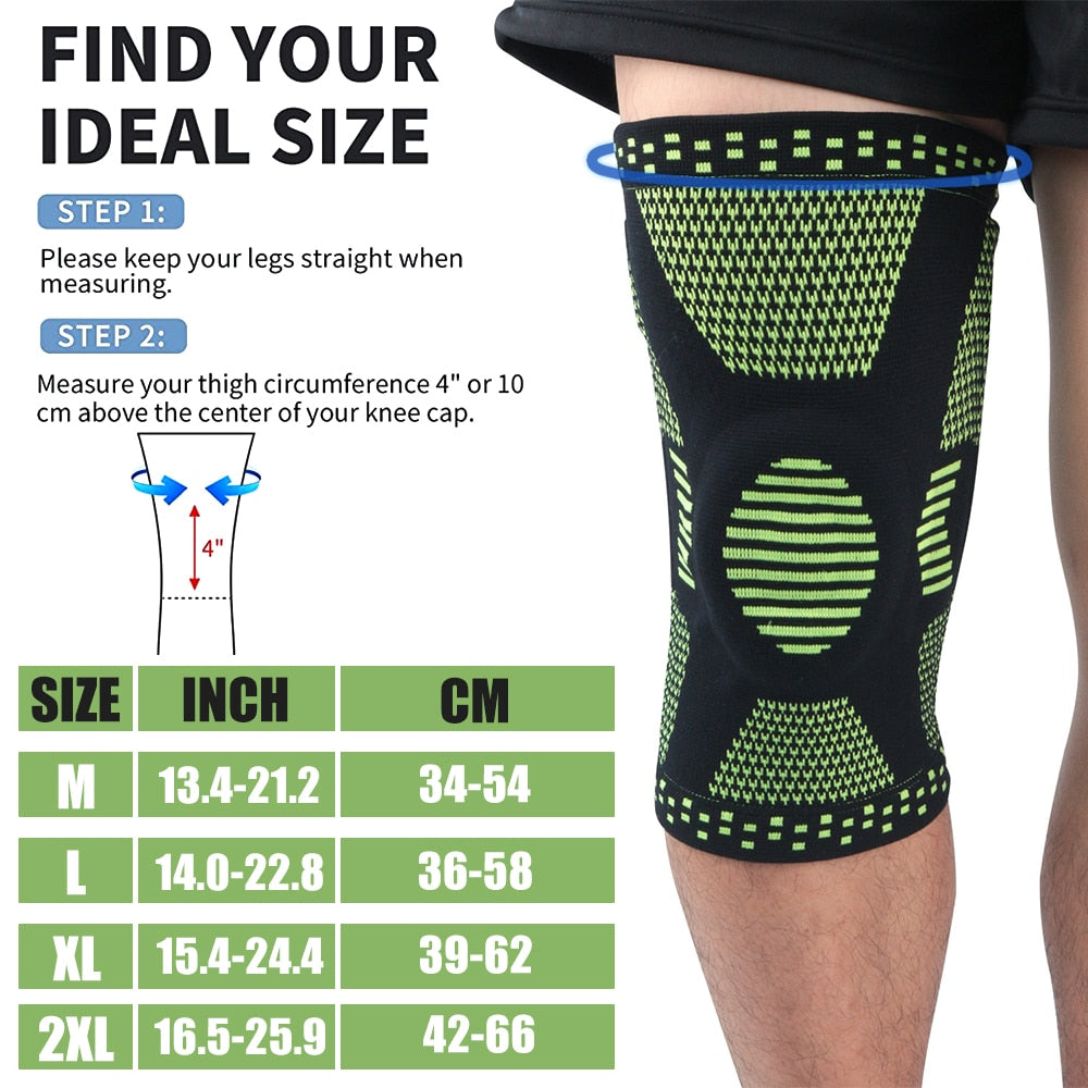 Genouillère de compression pour le maintien du genoux et le soulagement des douleurs SOREBRAIN