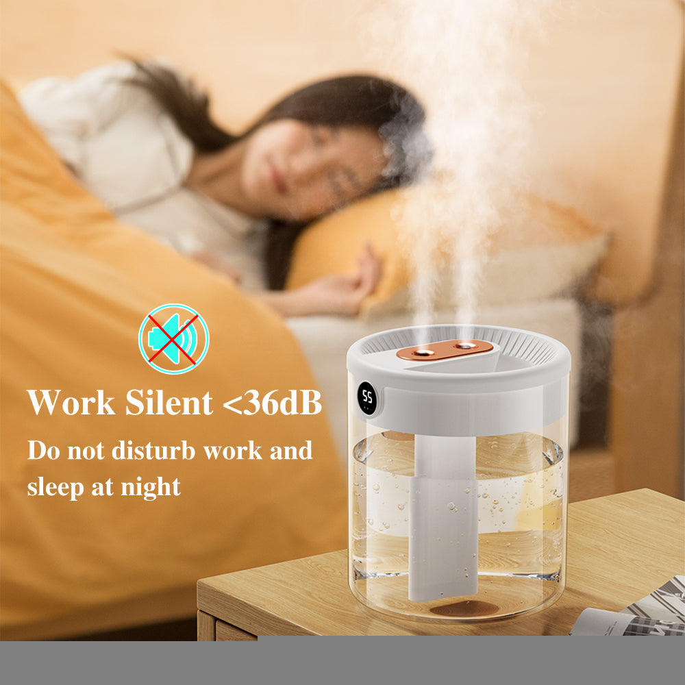 Diffuseur d'huile essentielle et humidificateur grande capacité 2L avec écran LCD SOREBRAIN