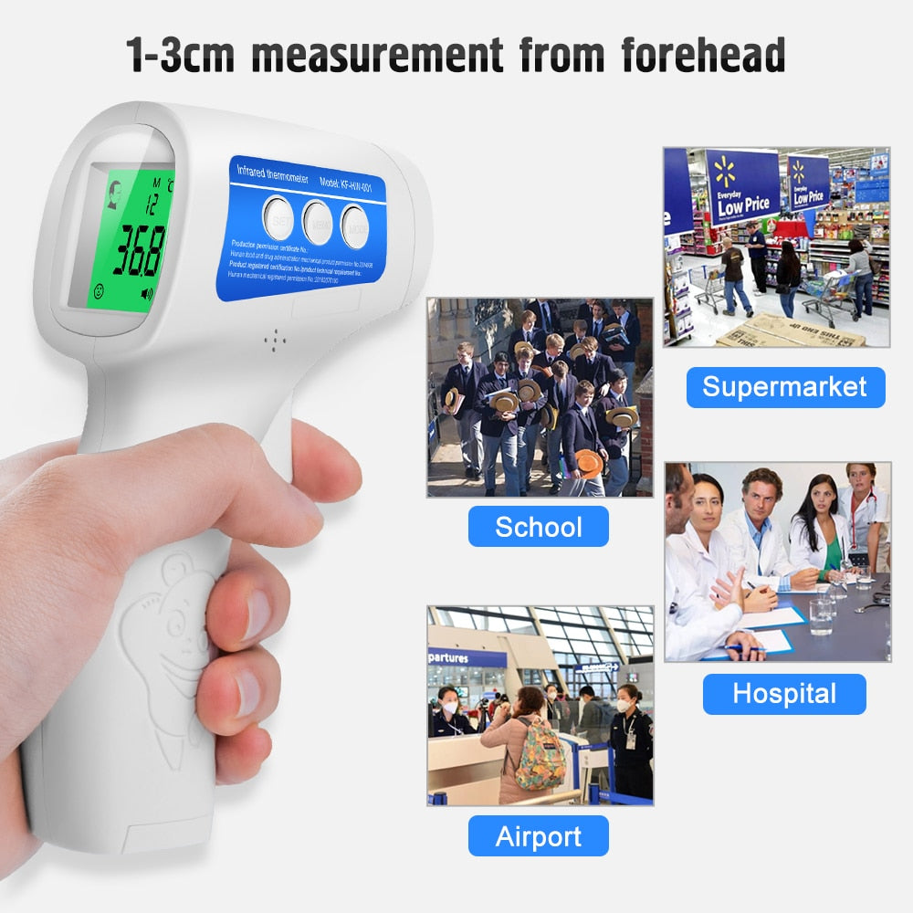 Thermomètre médical infrarouge frontal sans contact - PROMOTION -25% SOREBRAIN