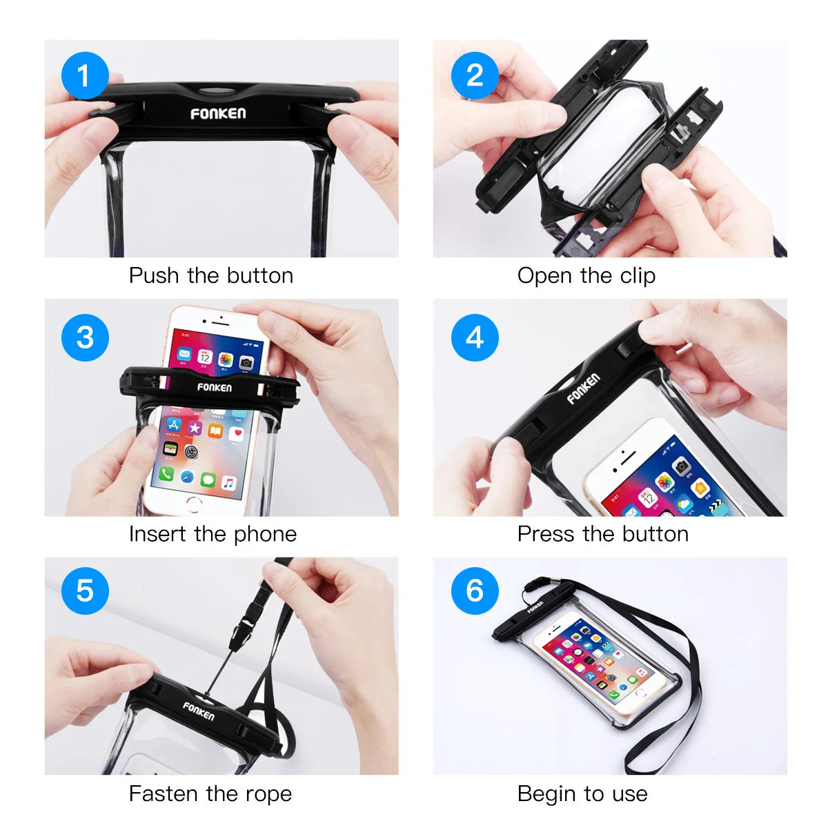 Étui étanche Fonken pour téléphone portable SOREBRAIN