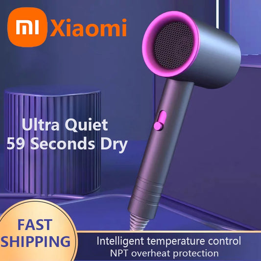 XIAOMI Hair Dryer High-speed Blue Light Negative Ion Low Noise Constant Temperature And Quick Drying Suitable For Home Salons SOREBRAIN
