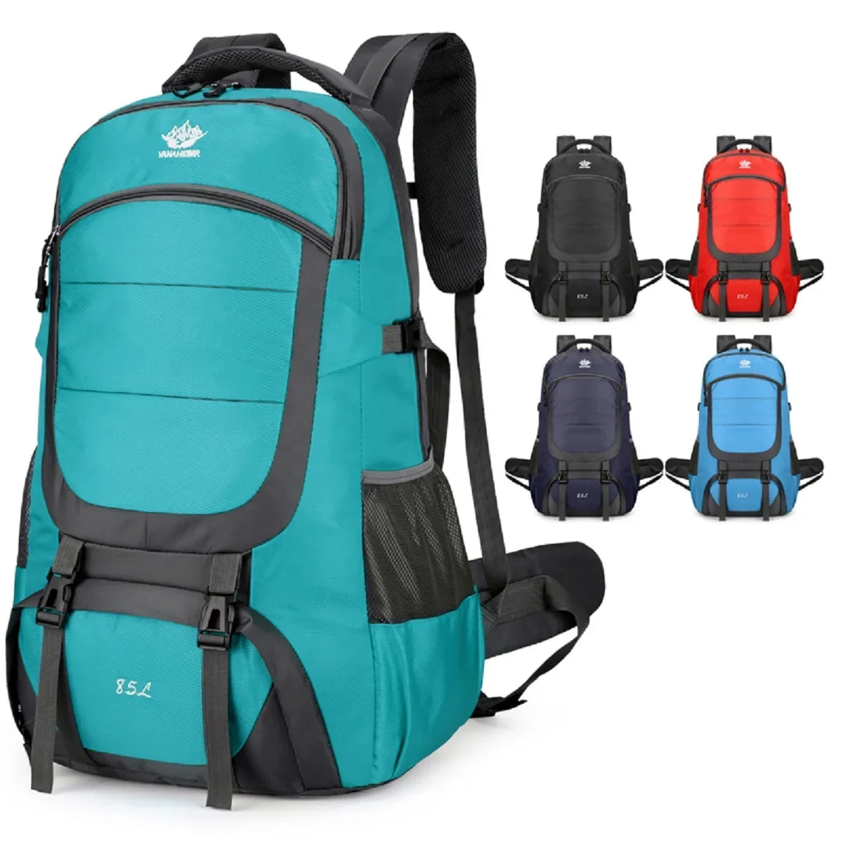 85L Large Capacity Outdoor Forest Travel Bag Tactical Mountaineering Bag Waterproof Reflective Backpack SOREBRAIN