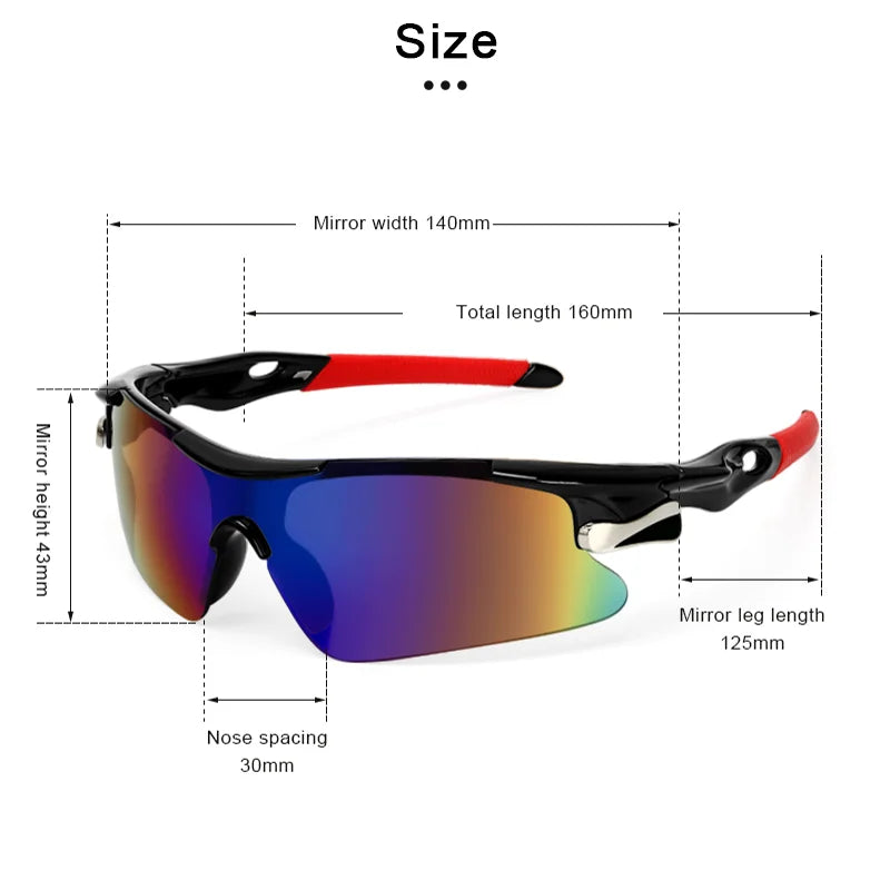 Nouvelles lunettes idéale pour les sports d'extérieurs UV400 SOREBRAIN