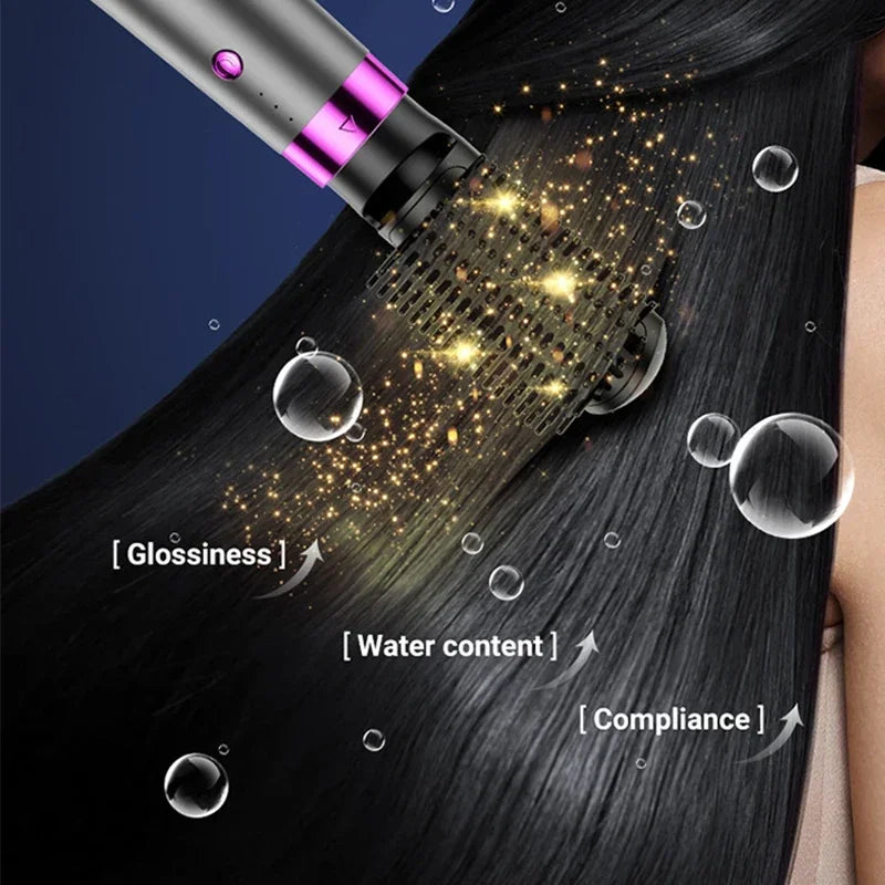 Electric Hair Dryer 5 in 1 Multifunctional Hair Straightener Negative Ion Hair Care Curler Blow Dryer Styling Set Strong Wind SOREBRAIN