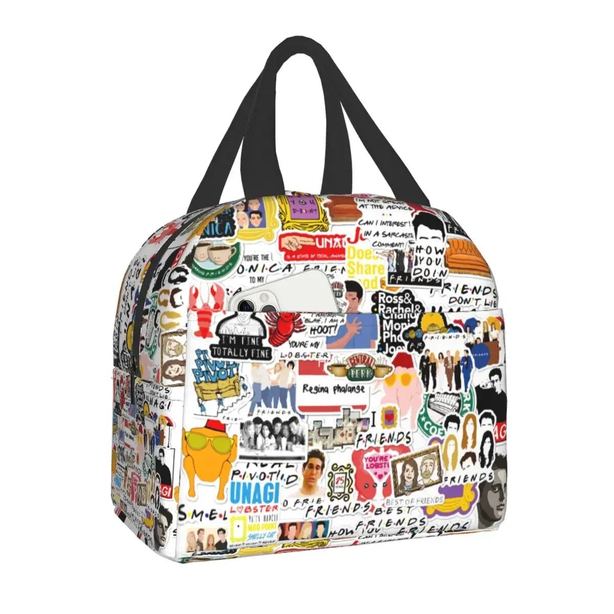 Sac à déjeuner isotherme avec motif de Central Perk Friends SOREBRAIN