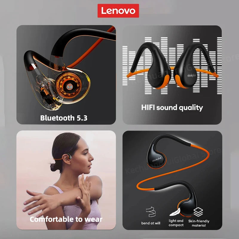 Casque sport d'écoute Lenovo X7 Bluetooth SOREBRAIN
