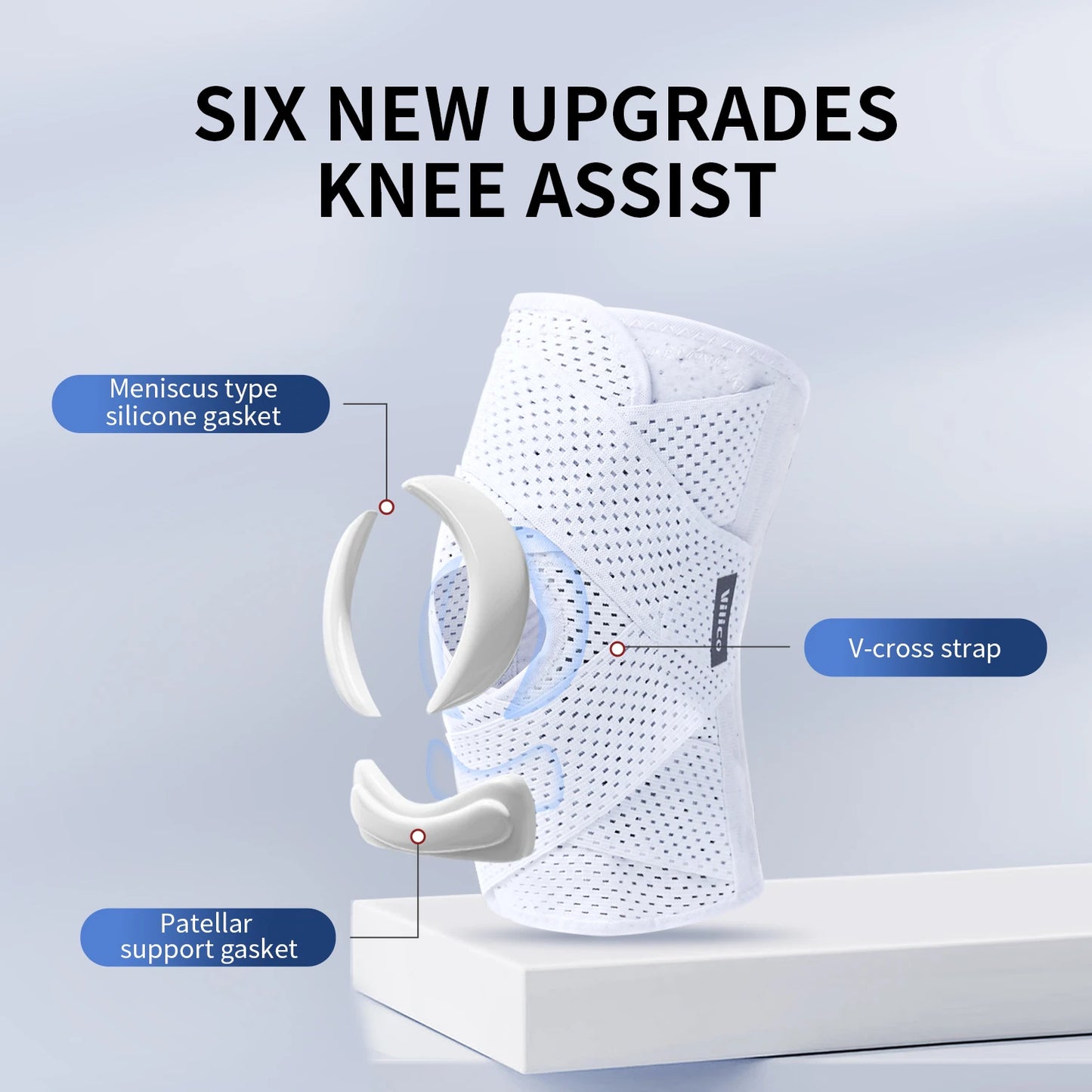Outdoor Sports Knee Pads Summer Thin Men's and Women's Basketball, Running, Hiking and Other Daily Sports Knee Covers SOREBRAIN