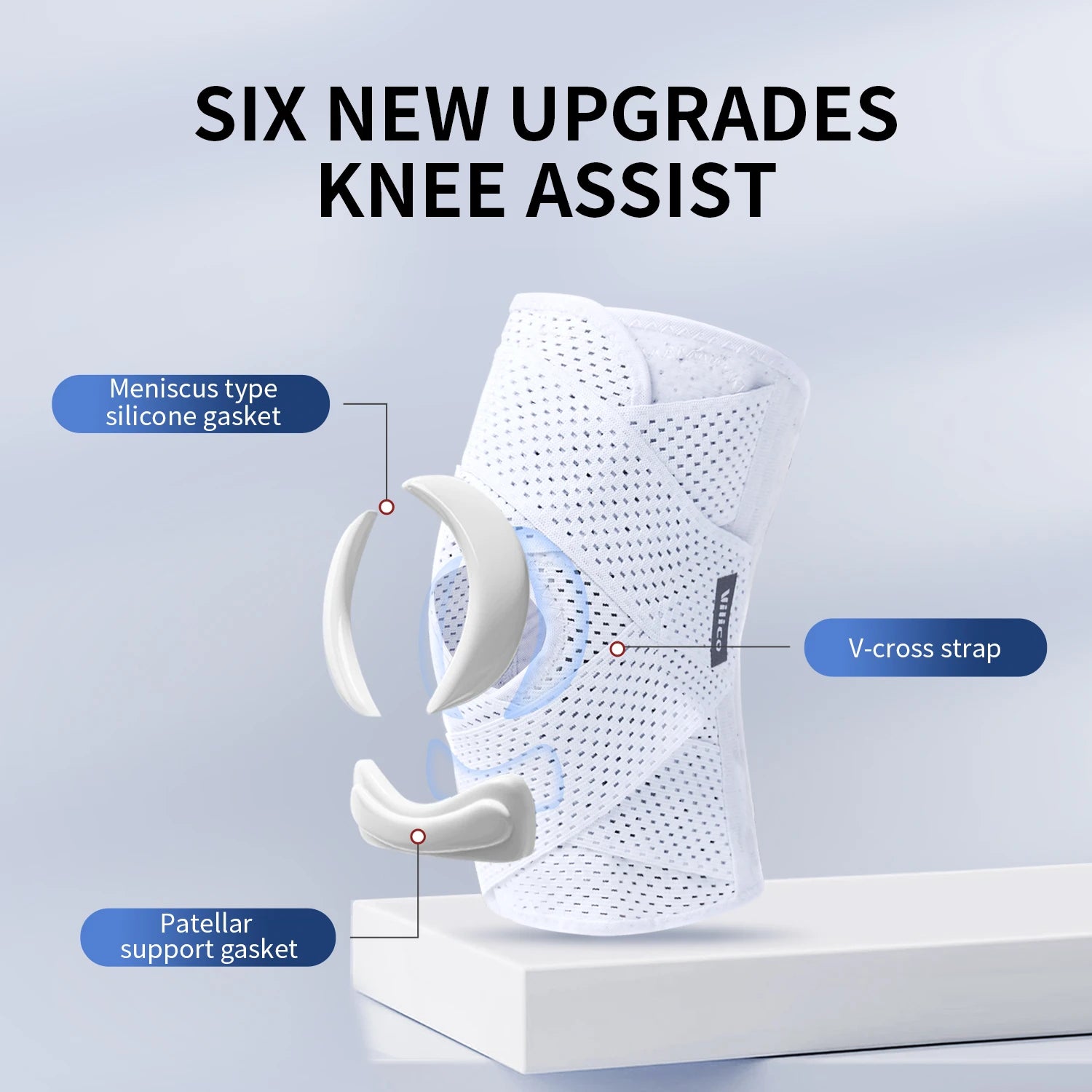 Outdoor Sports Knee Pads Summer Thin Men's and Women's Basketball, Running, Hiking and Other Daily Sports Knee Covers SOREBRAIN