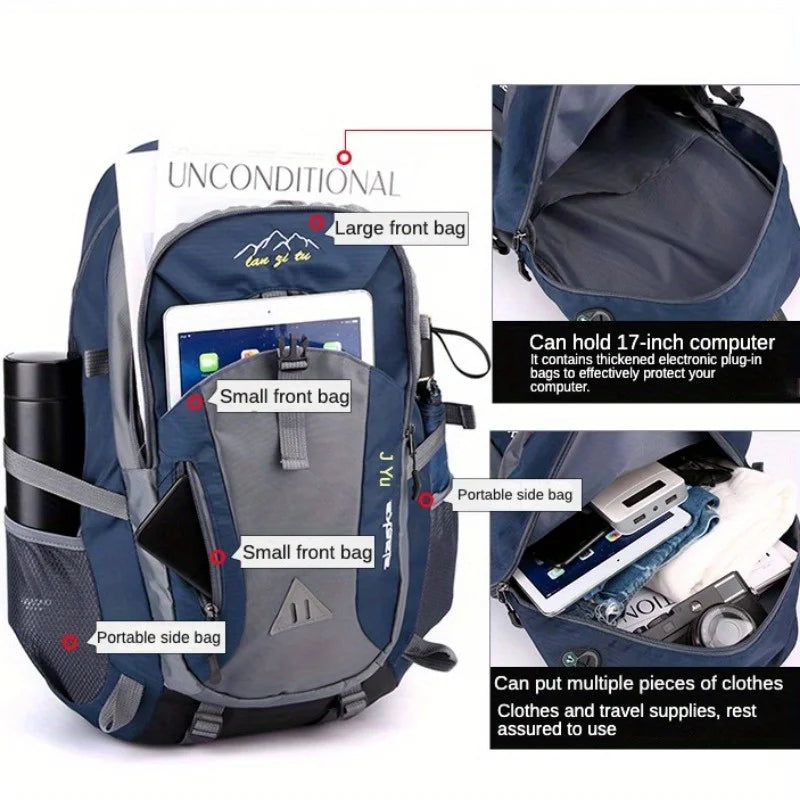 New 40L outdoor hiking bag men's and women's shoulder bag sports bag leisure travel backpack large capacity SOREBRAIN