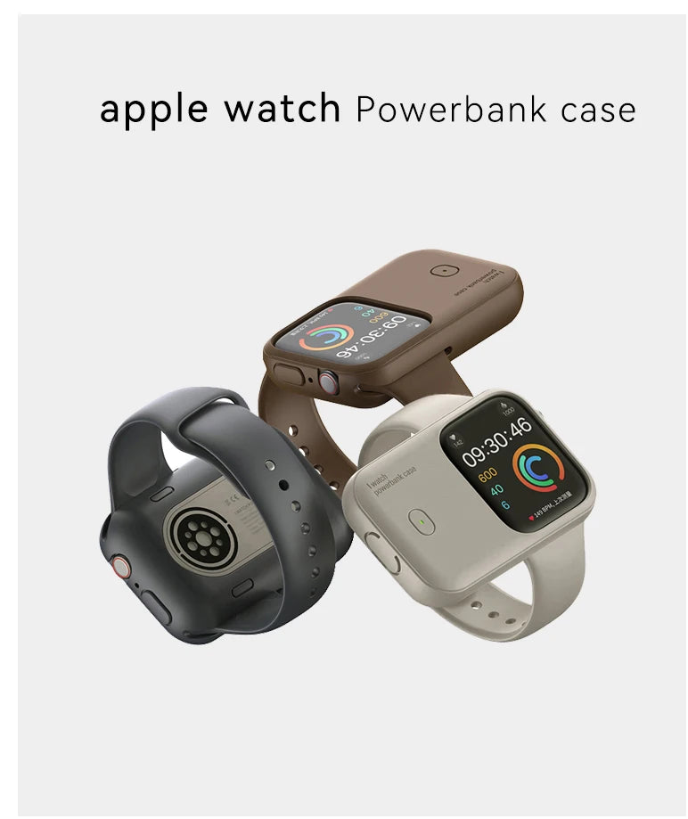 Portable Wireless Charger Power Bank For Apple Watch 10 46mm 40 41mm SE Ultra 2 iWatch 45mm 44mm 49mm Magnetic Charging Station SOREBRAIN
