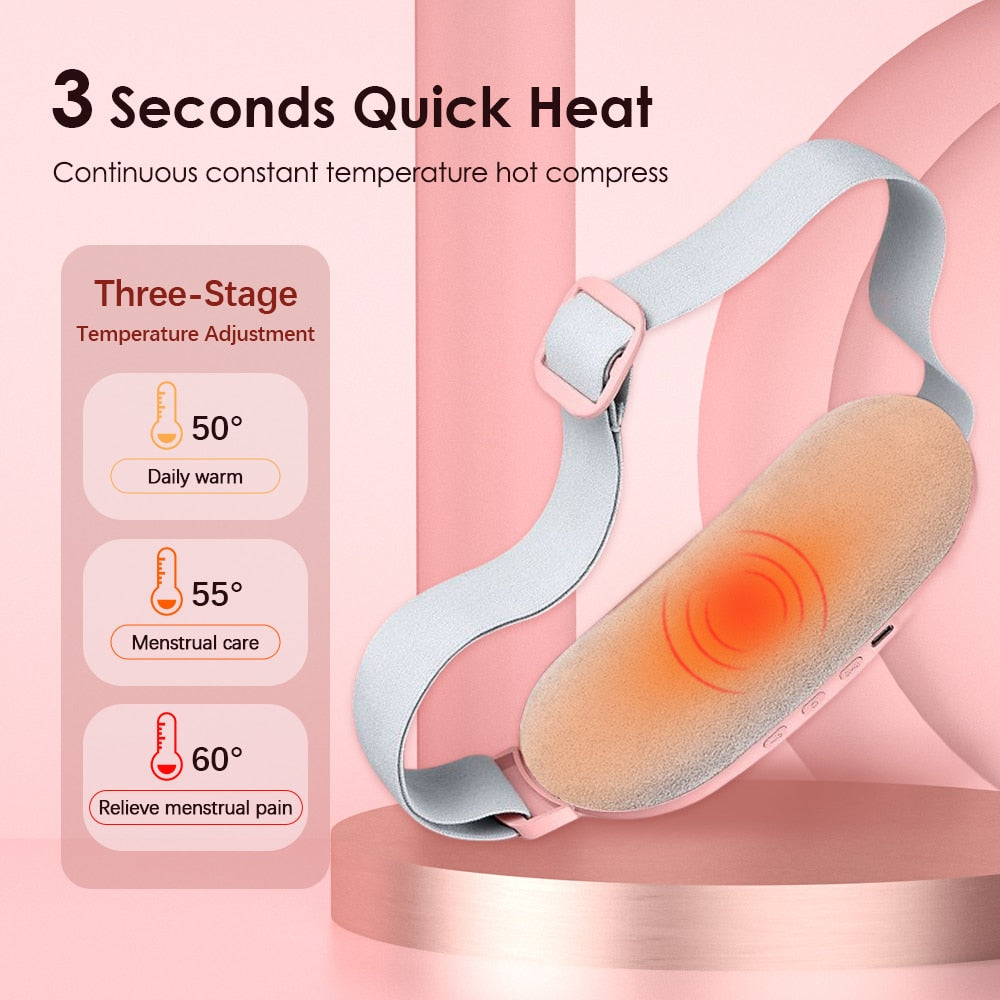 Coussin de soulagement menstruelle à vibration et réchauffement abdominal - PROMOTION -30% SOREBRAIN