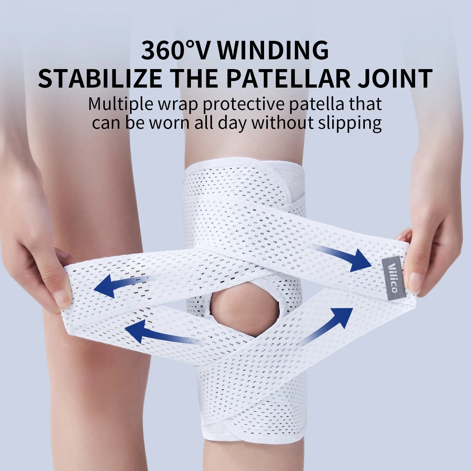 Outdoor Sports Knee Pads Summer Thin Men's and Women's Basketball, Running, Hiking and Other Daily Sports Knee Covers SOREBRAIN