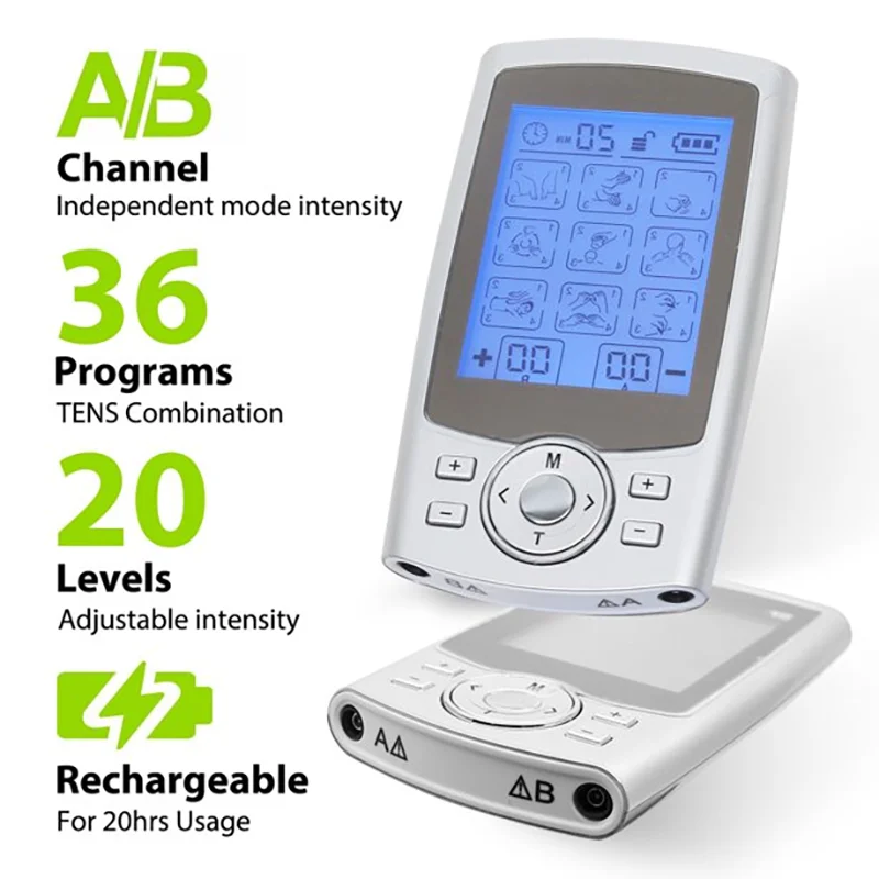Muscle stimulation device for the body