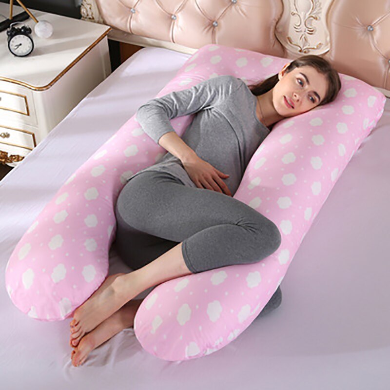 Oreiller en forme de U idéale pour dormir de côté et les femmes enceinte - PROMOTION -28 % SOREBRAIN
