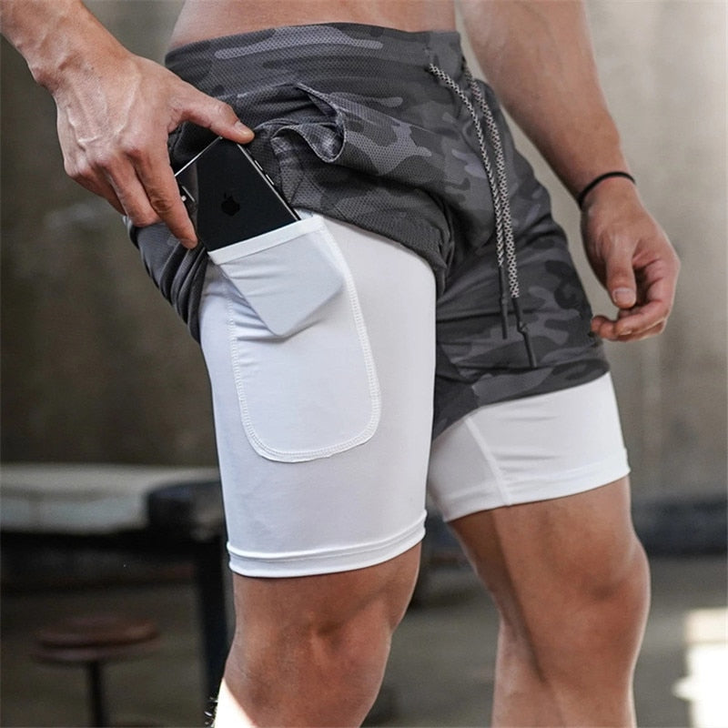 Short Hommes sport Fitness à séchage rapide SOREBRAIN