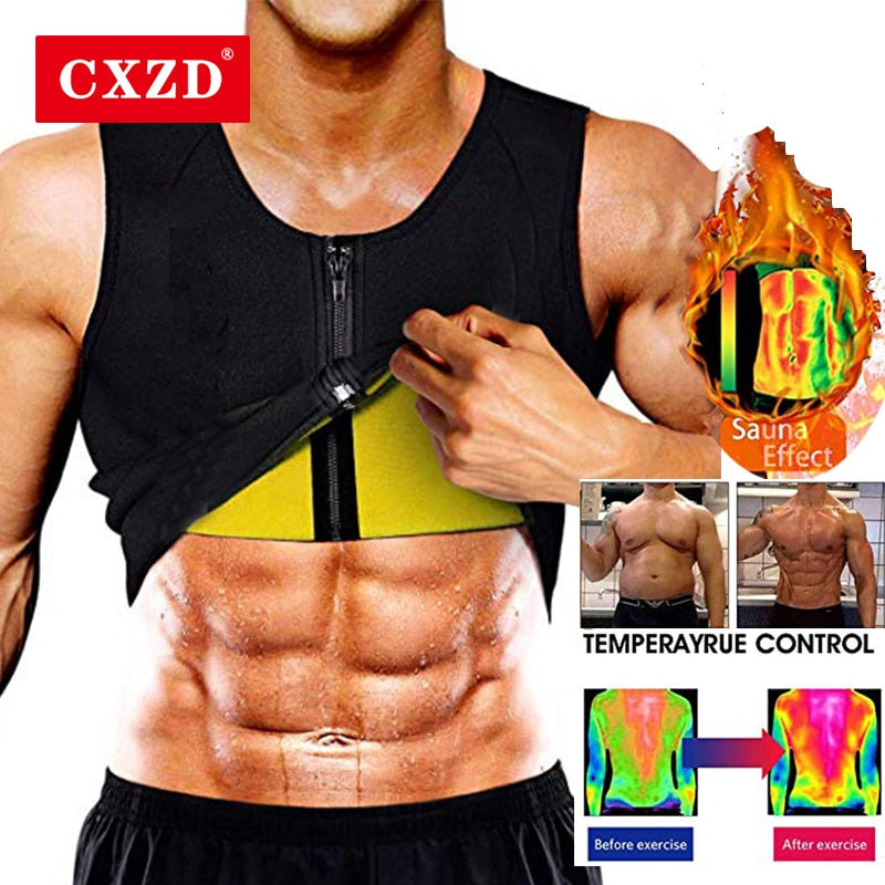 Gilet sous-vêtements avec fermeture éclair amincissants pour homme - Promotion -20% SOREBRAIN