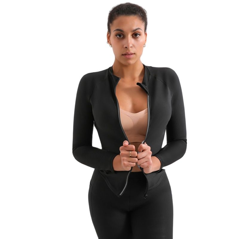 Veste d'entraînement de sudation pour femmes, manches longues ou courtes - PROMOTION SOREBRAIN