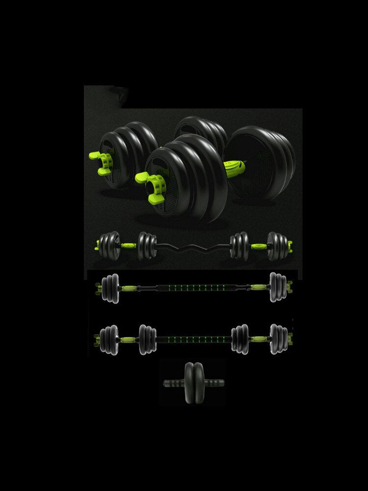 KIT D'HALTÈRES 4 EN 1 AVEC BARRE RÉGLABLE - PROMOTION -20 % SOREBRAIN