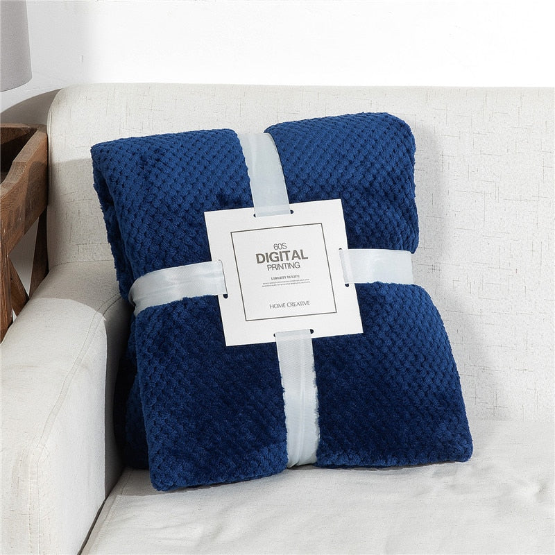 Plaid polaire moelleux et chaud - PROMOTION SOREBRAIN