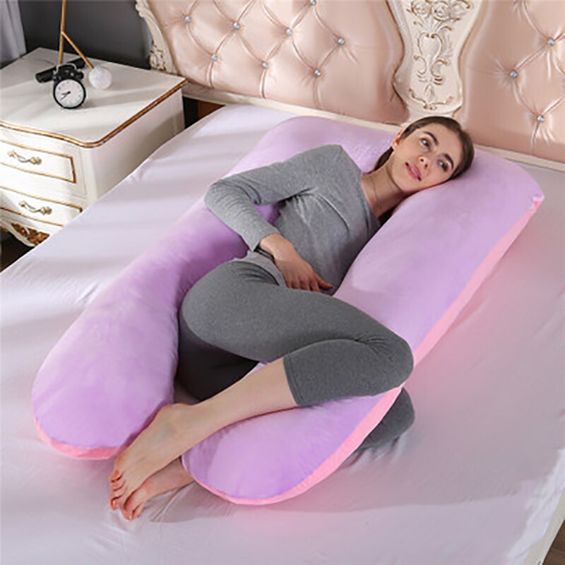 Oreiller en forme de U idéale pour dormir de côté et les femmes enceinte - PROMOTION -28 % SOREBRAIN