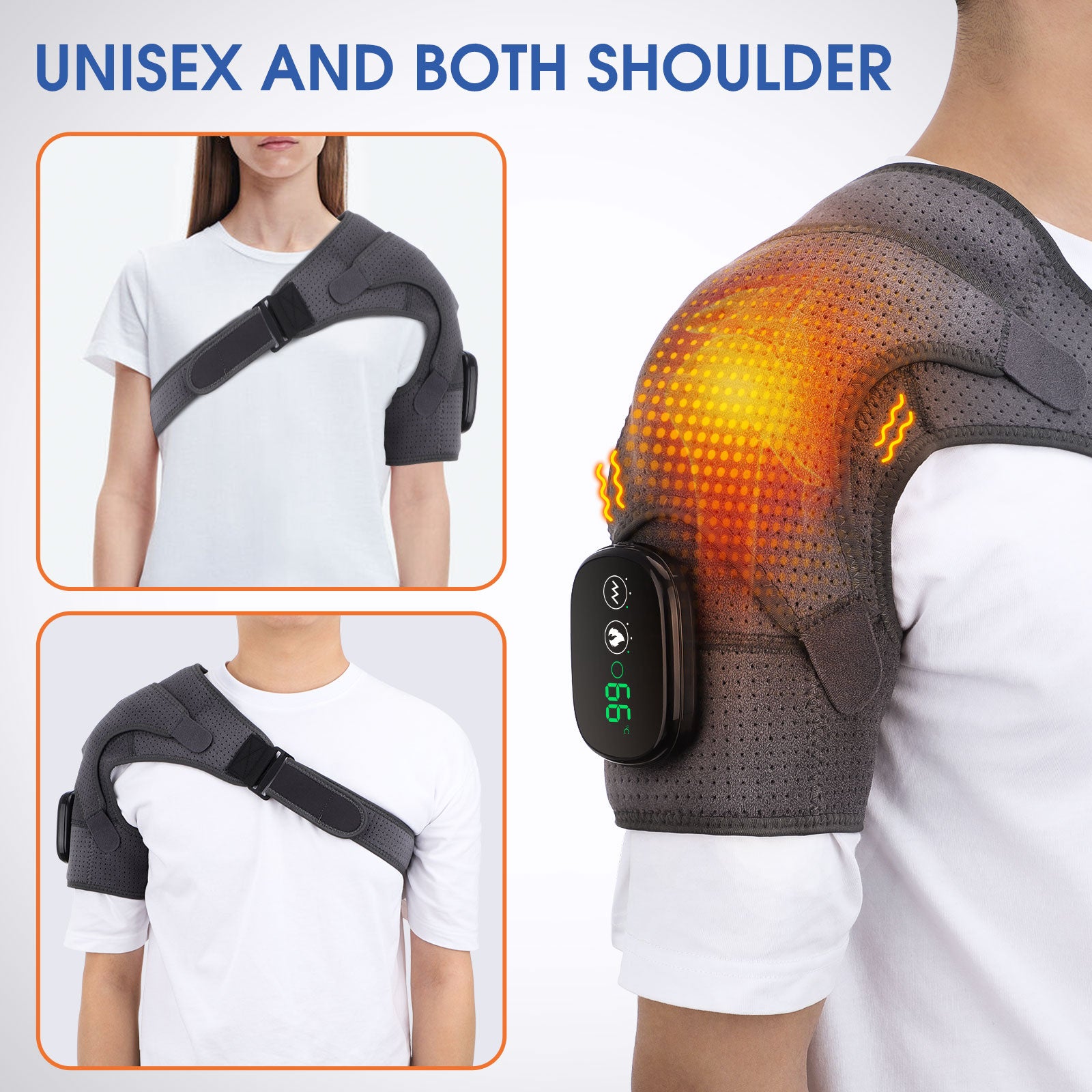 Masseur de l'épaule par vibration  soulagement de la douleur SOREBRAIN