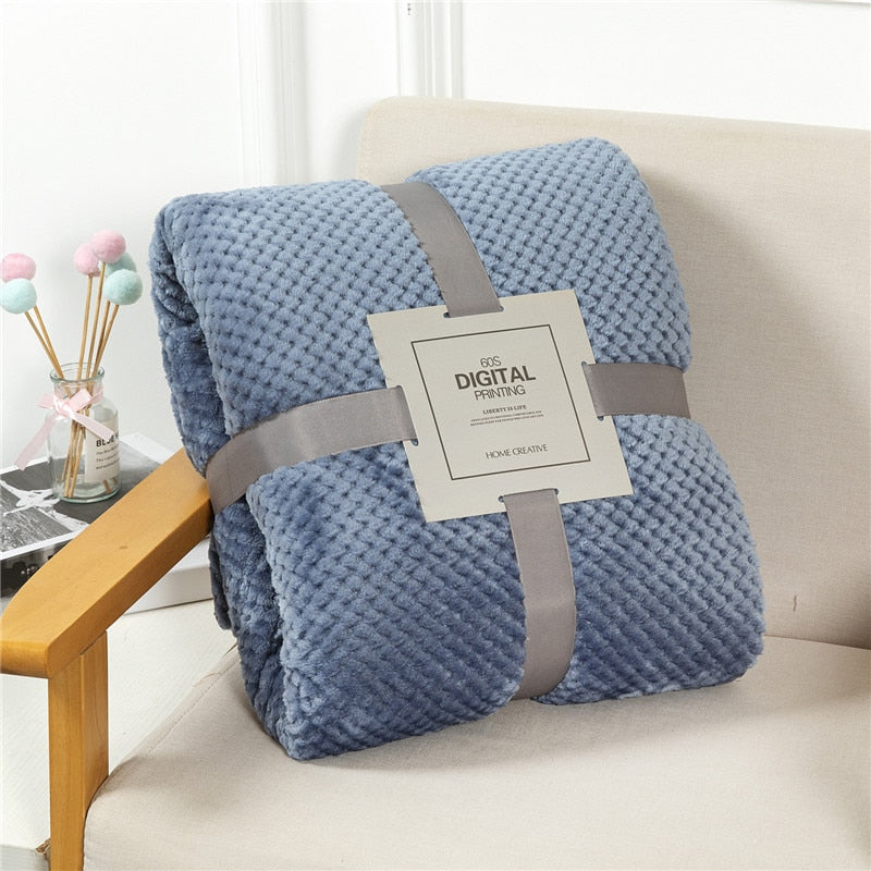 Plaid polaire moelleux et chaud - PROMOTION SOREBRAIN