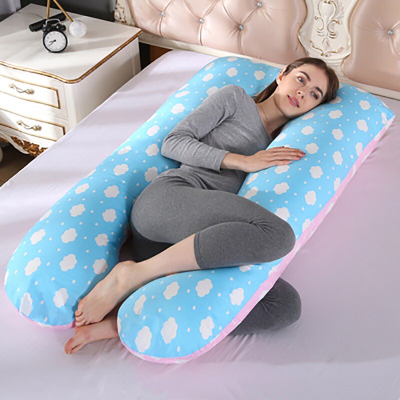 Oreiller en forme de U idéale pour dormir de côté et les femmes enceinte - PROMOTION -28 % SOREBRAIN