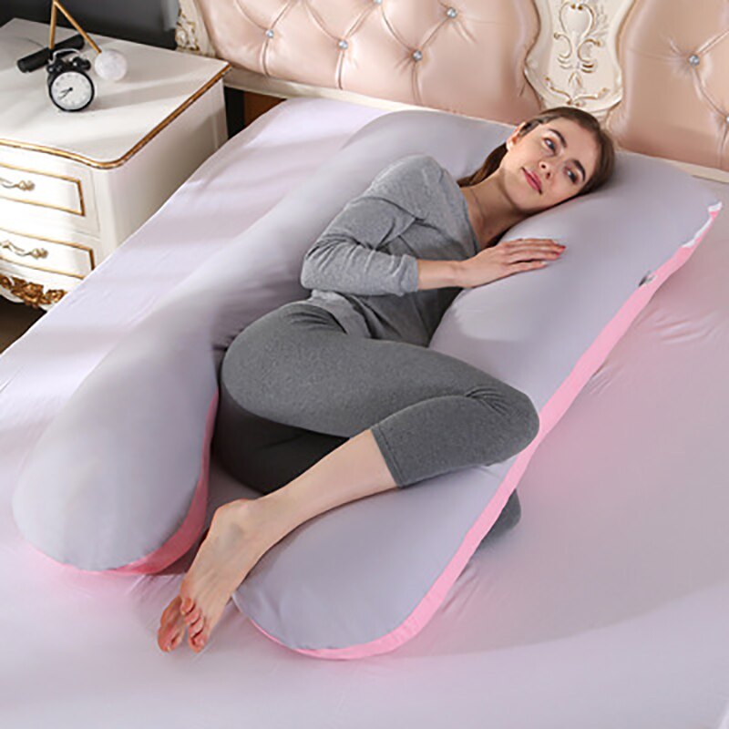 Oreiller en forme de U idéale pour dormir de côté et les femmes enceinte - PROMOTION -28 % SOREBRAIN