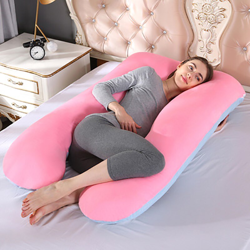 Oreiller en forme de U idéale pour dormir de côté et les femmes enceinte - PROMOTION -28 % SOREBRAIN