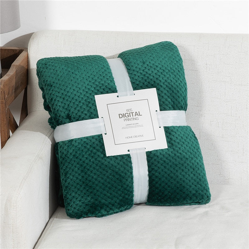 Plaid polaire moelleux et chaud - PROMOTION SOREBRAIN
