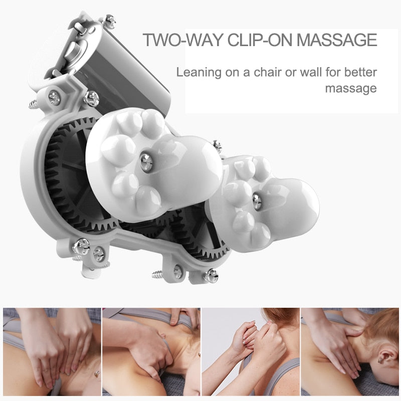 Masseur de cou électrique oreiller en forme de U multifonctionnel portable SOREBRAIN