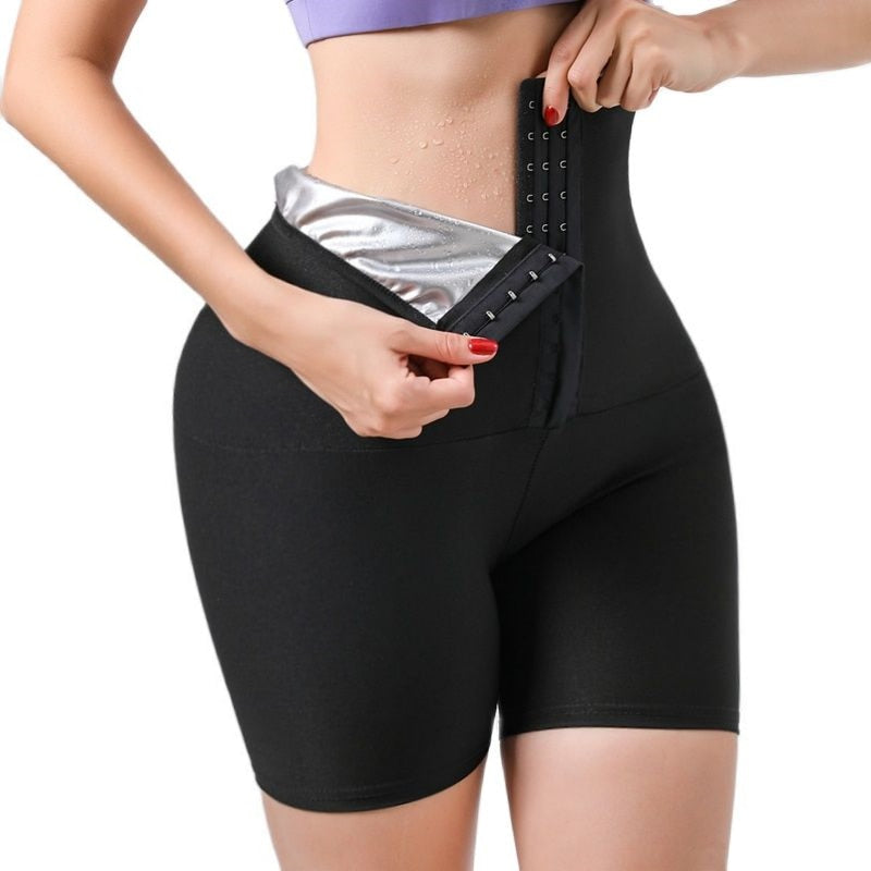 Leggings short de sudation femme taille haute - PROMOTION -25 % SOREBRAIN