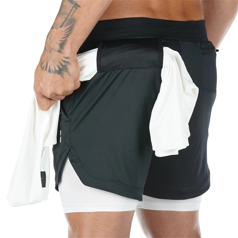 Short Hommes sport Fitness à séchage rapide SOREBRAIN
