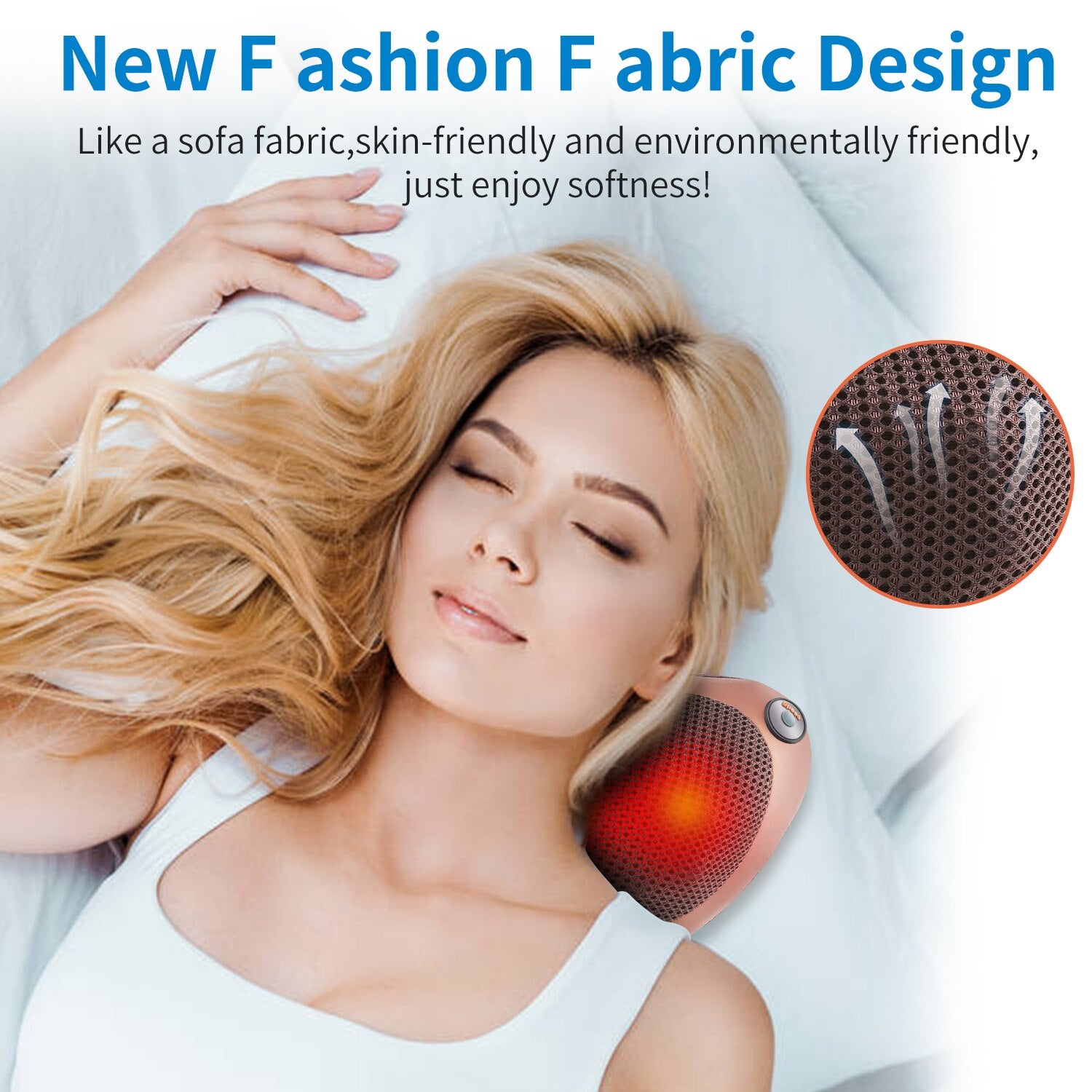 Coussin de massage à 6 têtes électrique SOREBRAIN